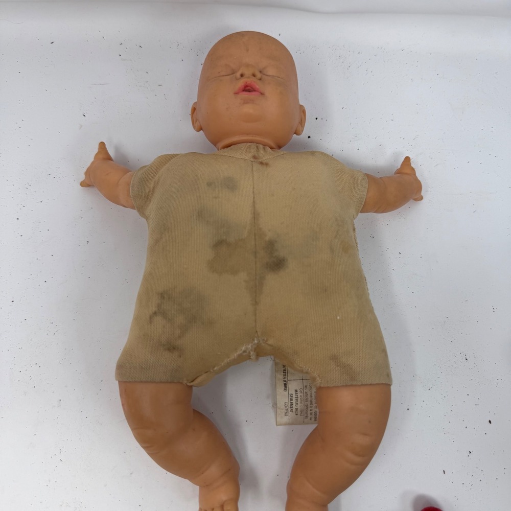 Vintage‎ 1986 Playmates Toys Baby Doll Soft Body Vinyl 11 Inch Hong Kong 16200